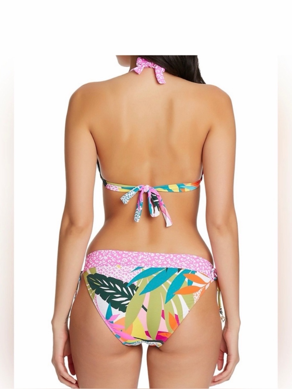 Bleu by Rod Beattie Wild At Heart Tall Triangle Halterneck
Bikini Top and bottom